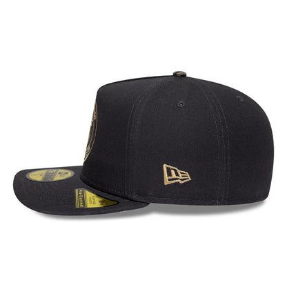 Pictured is this Paramount Yellowstone 59FIFTY A-Frame Fitted cap in black. 6