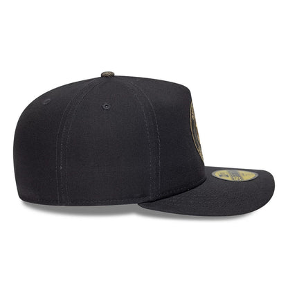 Pictured is this Paramount Yellowstone 59FIFTY A-Frame Fitted cap in black. 7