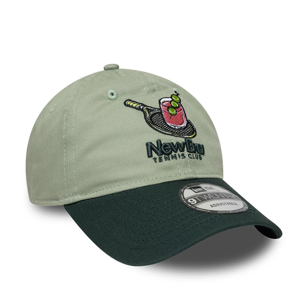 Pictured is this New Era Tennis Club 9TWENTY cap in pastel green. 3