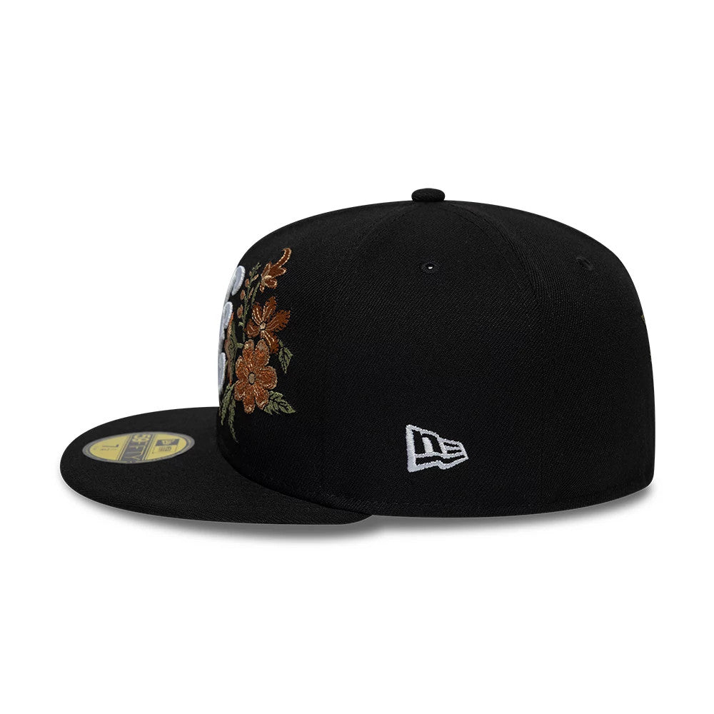 Pictured is this New Era Floral 59FIFTY Fitted cap in black. 6