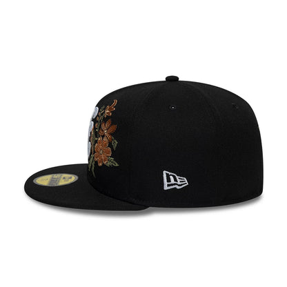 Pictured is this New Era Floral 59FIFTY Fitted cap in black. 6