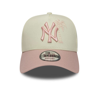 Pictured is this MLB Icon E-Frame New York Yankees 9FORTY A-Frame cap in white. 2