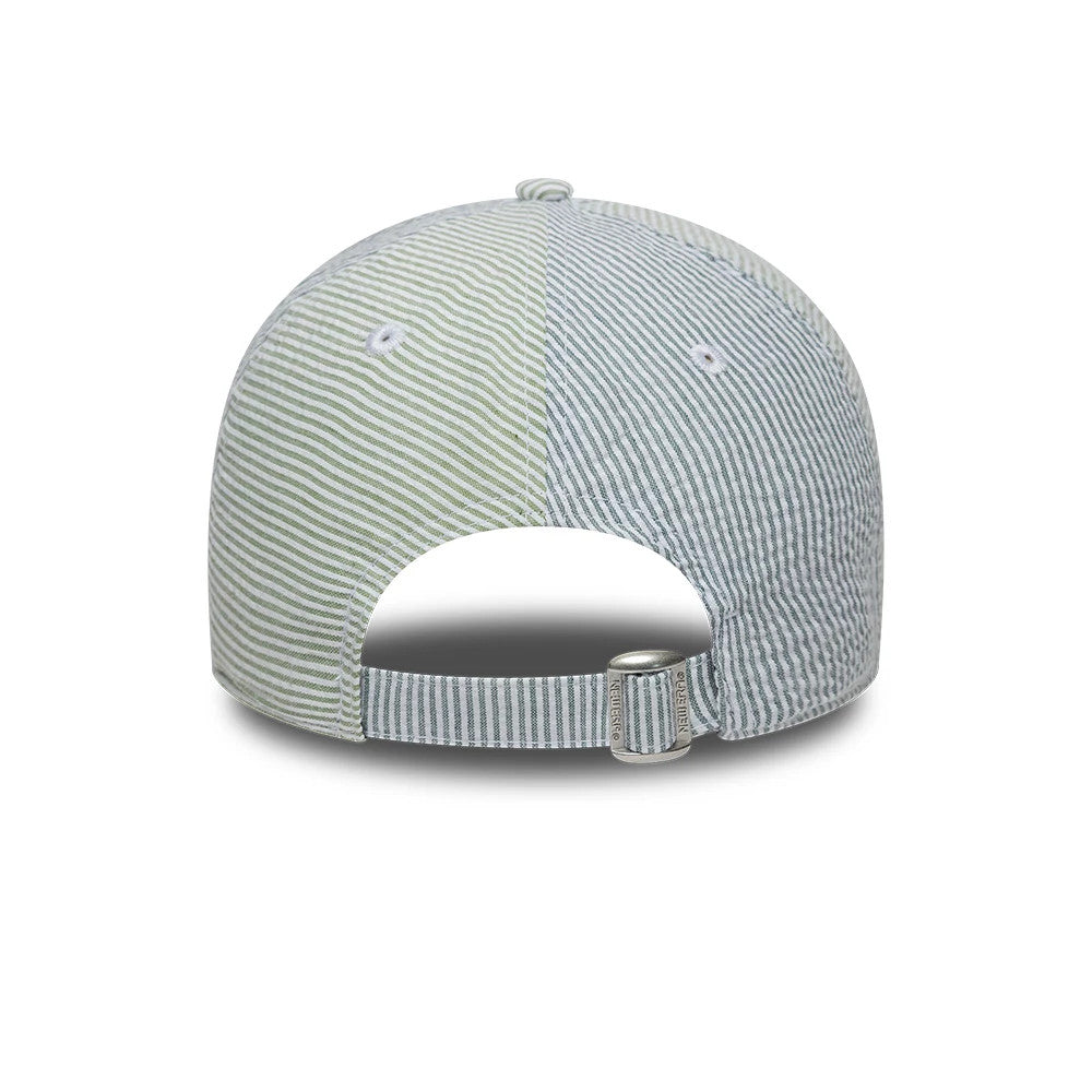 Pictured is this MLB Stripe LA Dodgers 9TWENTY cap in green and blue. 4
