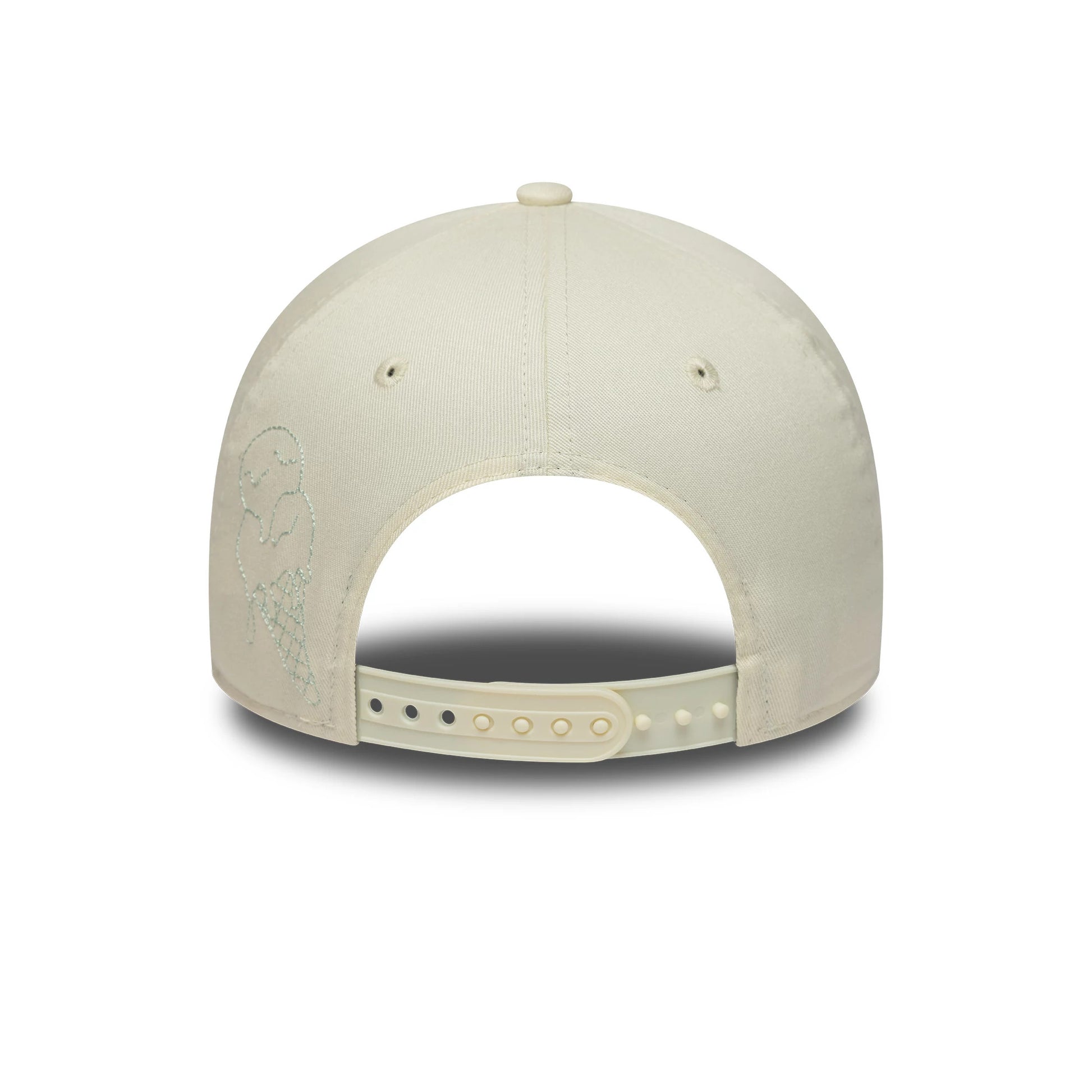 Pictured is this New Era Icon E-Frame Brand New Era 9FORTY A-Frame cap in white. 4