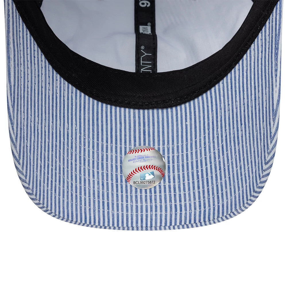 Pictured is this MLB Stripe New York Yankees 9TWENTY cap in pastel blue. 7