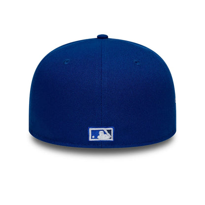 Pictured is this MLB Cooperstown Toronto Blue Jays 59FIFTY Fitted cap in blue. 5