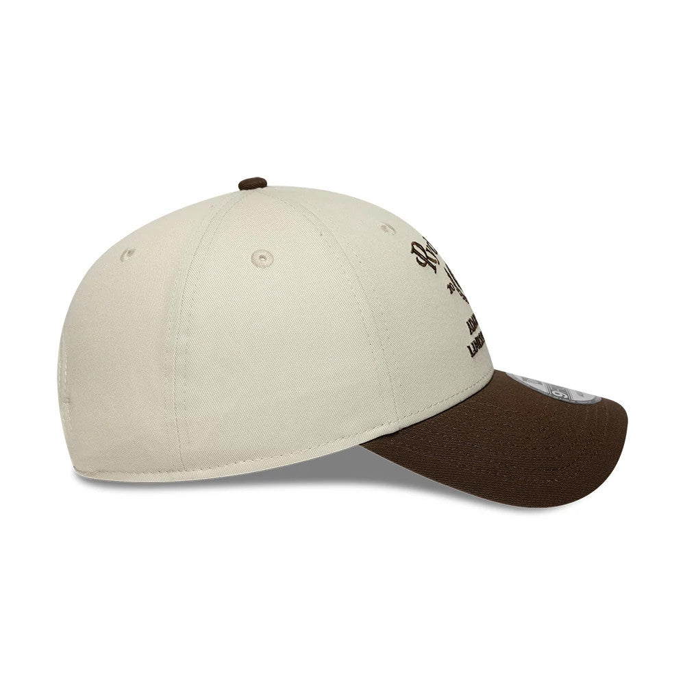 Pictured is this Ryder Cup 2027 Contrast Visor 9FORTY cap in cream. 5