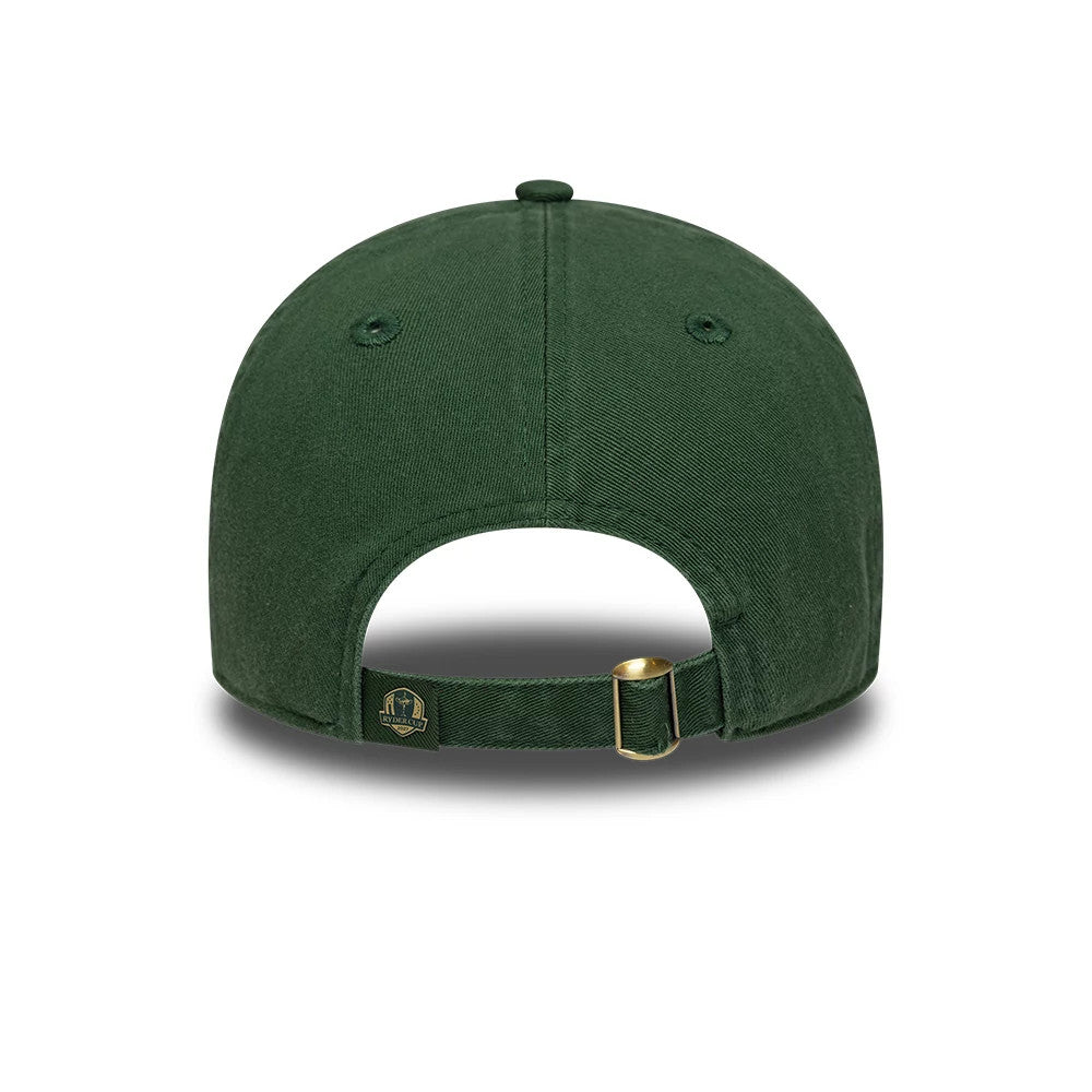 Pictured is this Ryder Cup Europe 2027 100 Years 9TWENTY cap in dark green. 6