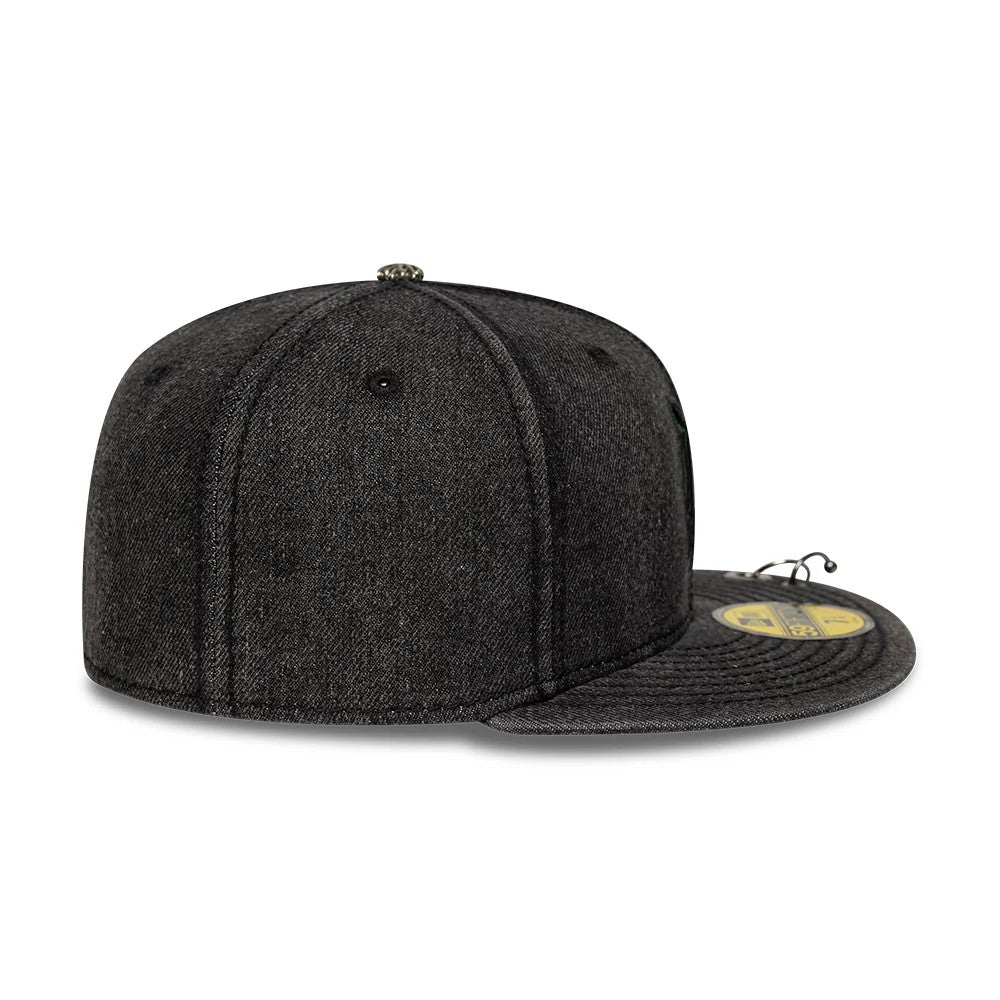 Pictured is this MLB Hardware Detroit Tigers 59FIFTY Fitted cap in black. 6