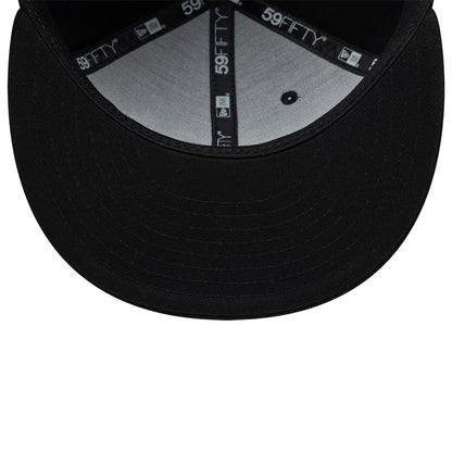 Pictured is this New Era Spider Pin Chain 59FIFTY Fitted cap in black. 7