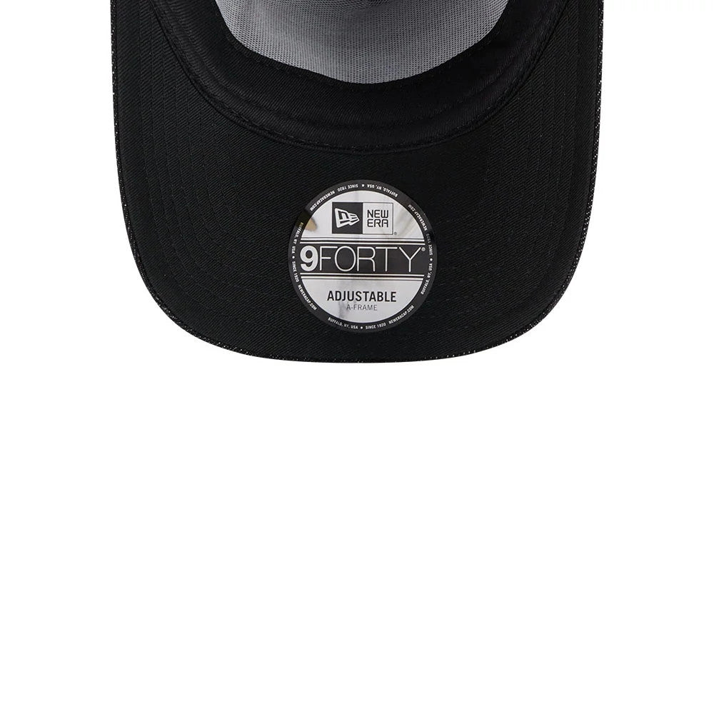 Pictured is this MLB Day Of The Dead LA Dodgers 9FORTY A-Frame cap in black. 7