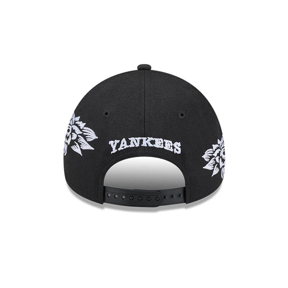 Pictured is this MLB Day Of The Dead New York Yankees 9FORTY A-Frame cap in black. 6