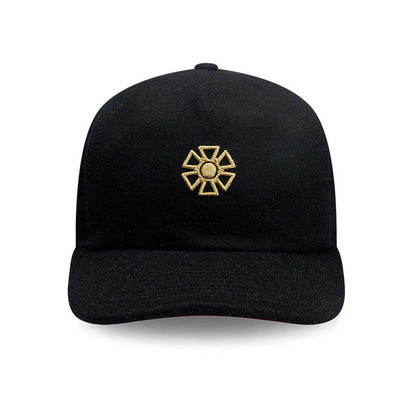 Pictured is this New Era X J Balvin & Ryan Castro Omerta New Era 19TWENTY cap in black. 3