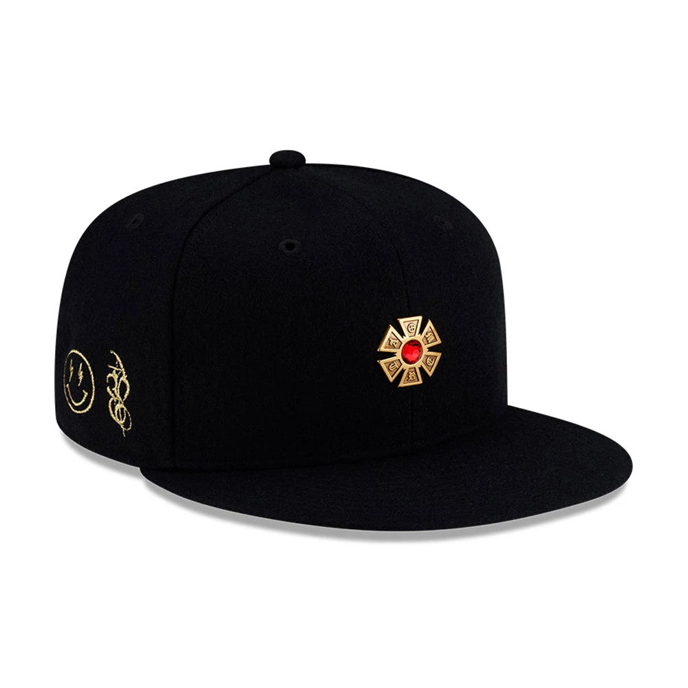 New Era X J Balvin & Ryan Castro Omerta Black 59FIFTY Fitted Cap