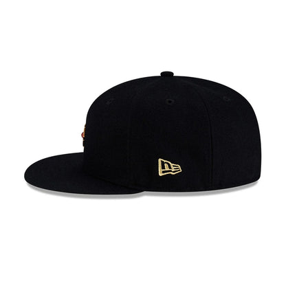 Pictured is this New Era X J Balvin & Ryan Castro Omerta New Era 59FIFTY Fitted cap in black. 6