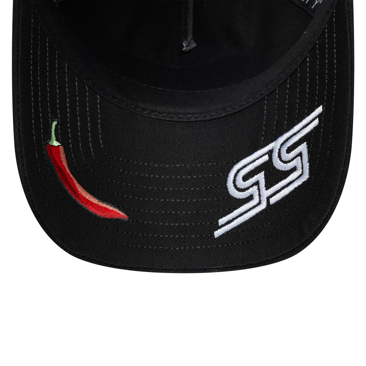 Pictured is this Williams Carlos Sainz Vegas Race Special 9TWENTY A-Frame cap in black. 2