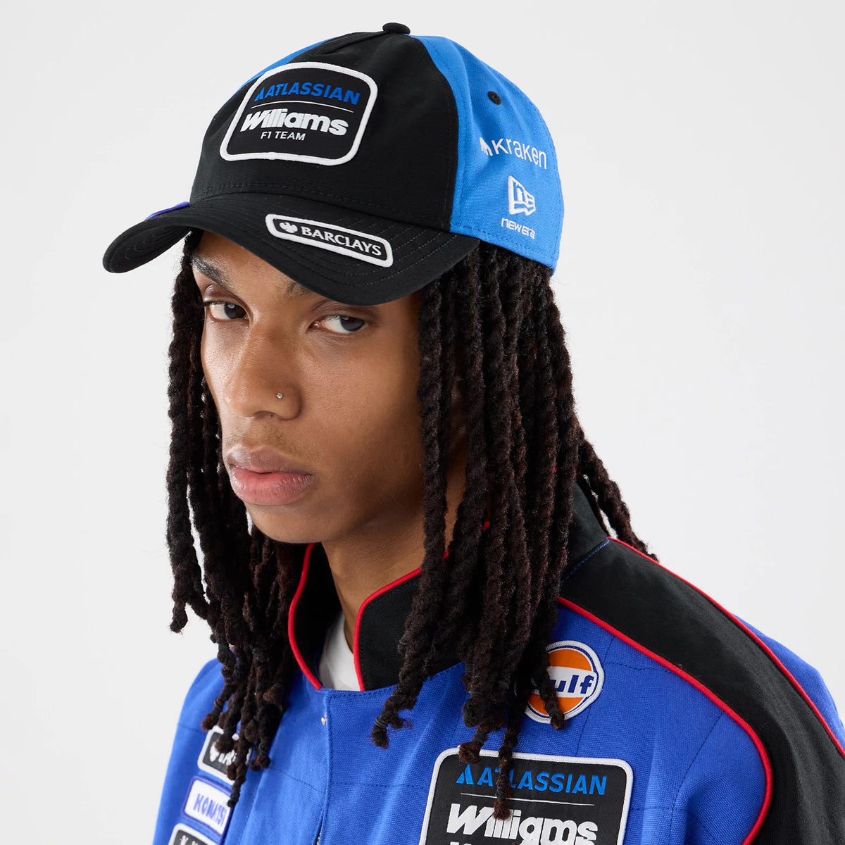 Pictured is this Williams Vegas Race Special 9TWENTY A-Frame cap in black. 2