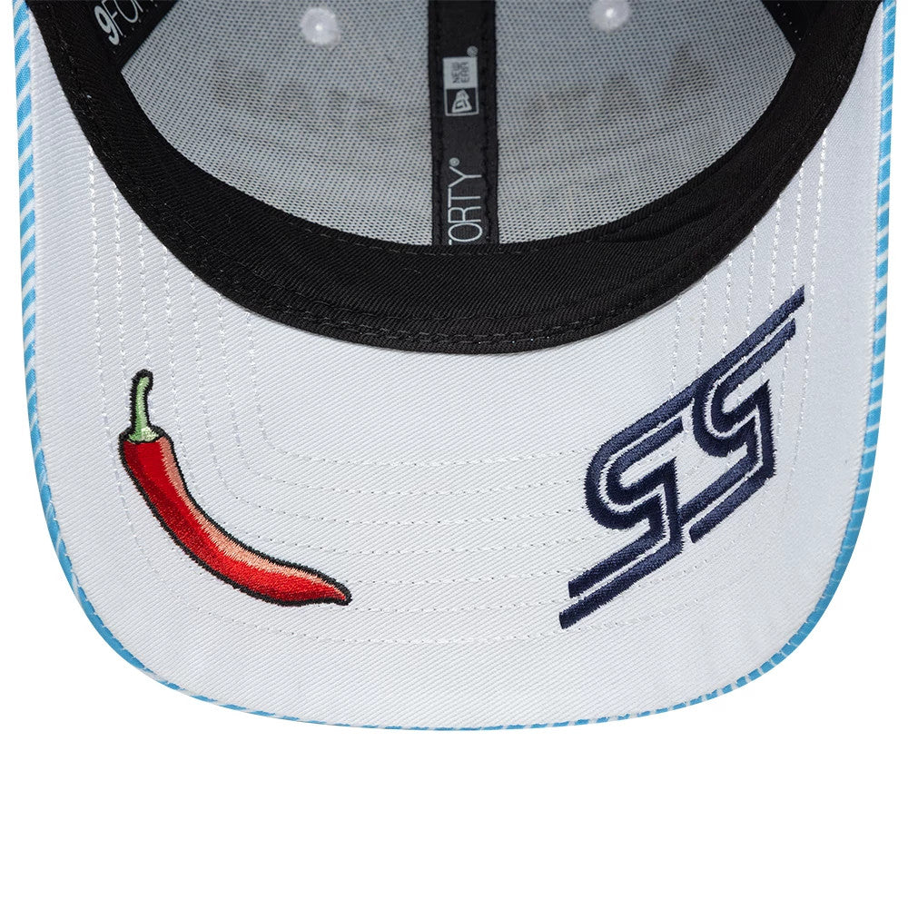 Pictured is this Carlos Sainz Spain Race Special Williams 9FORTY cap in blue. 2