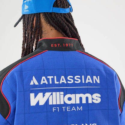 The model is wearing this Williams Vegas Race Special Jacket in black. 8