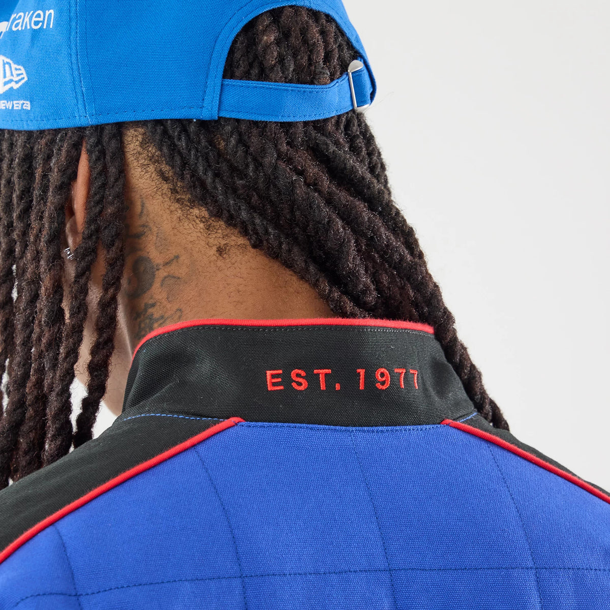The model is wearing this Williams Vegas Race Special Jacket in black. 6