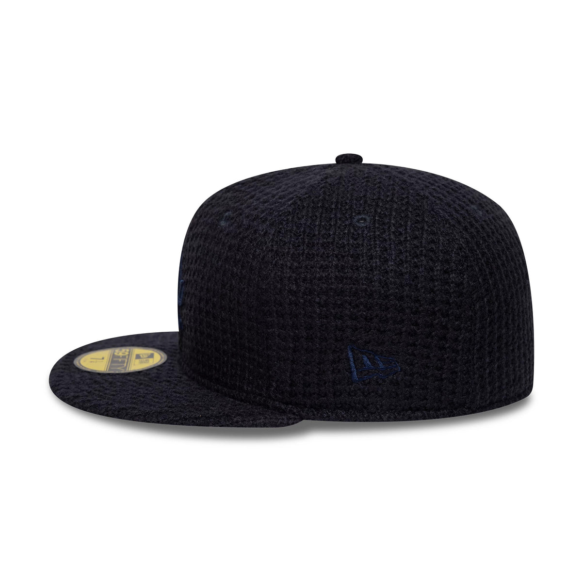 Pictured is this MLB Knitted LA Dodgers 59FIFTY Fitted cap in navy. 5