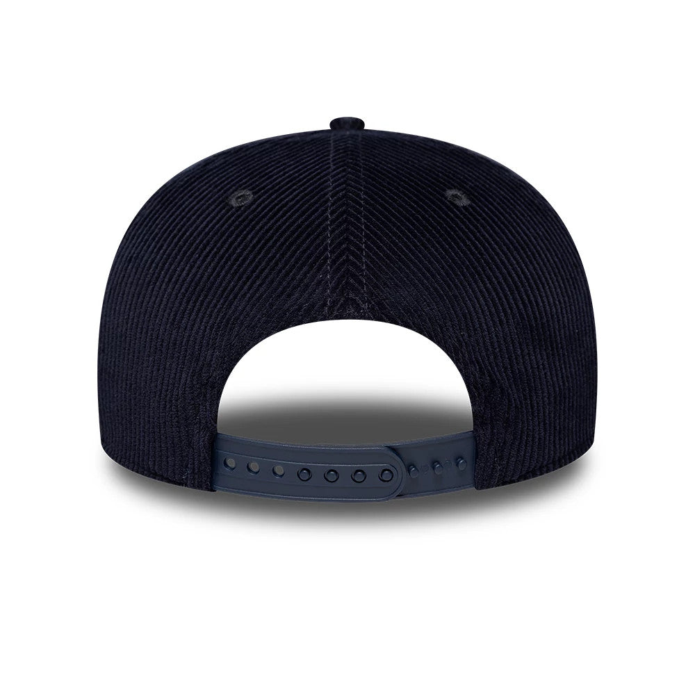 Pictured is this MLB Script Cord New York Yankees 19TWENTY cap in navy. 6
