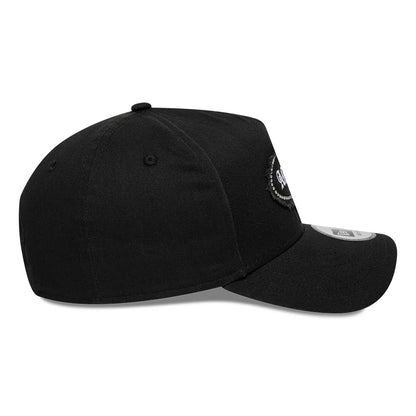 Pictured is this New Era Gem Distressed New Era 9FORTY E-Frame cap in black. 5