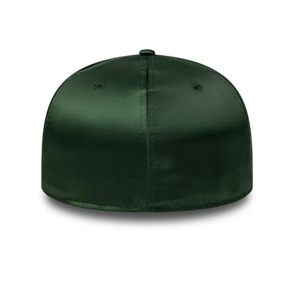 Pictured is this New Era Satin Diamante New Era 59FIFTY Fitted cap in dark green. 6