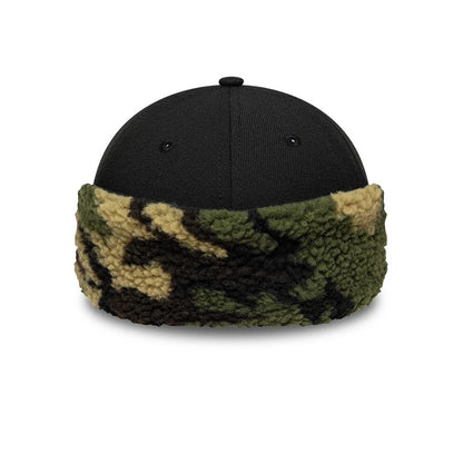 Pictured is this MLB Detroit Tigers 39THIRTY Downflap Stretch Fit cap in black. 6