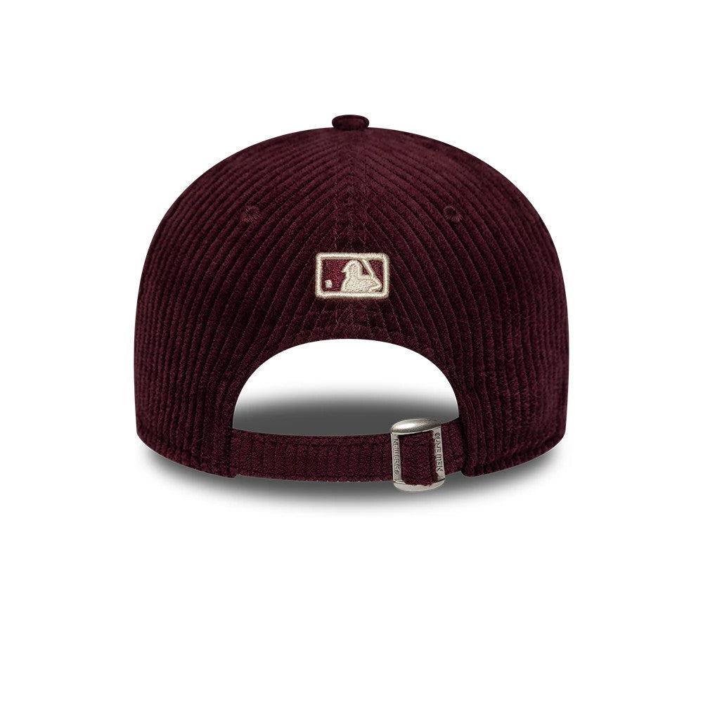 Pictured is this Womens MLB Chunky Cord Athletics 9FORTY M-Crown cap in dark purple. 4