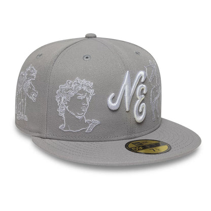 Pictured is this New Era Mythical 59FIFTY Fitted cap in grey. 3