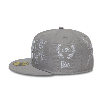Pictured is this New Era Mythical 59FIFTY Fitted cap in grey. 4