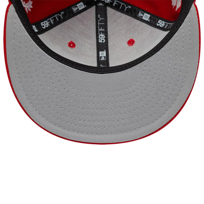 Pictured is this New Era Mythical 59FIFTY Fitted cap in red. 7