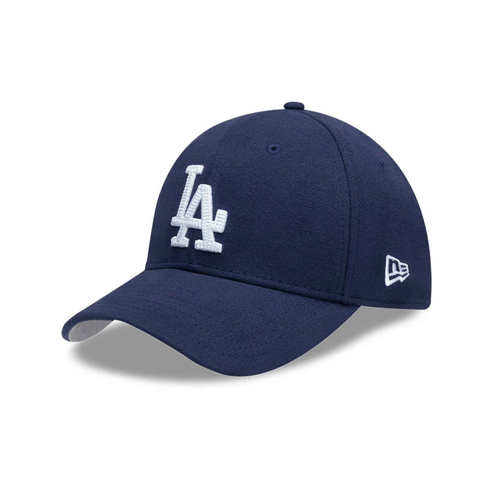 Pictured is this MLB Melton LA Dodgers 39THIRTY Stretch Fit cap in navy. 3