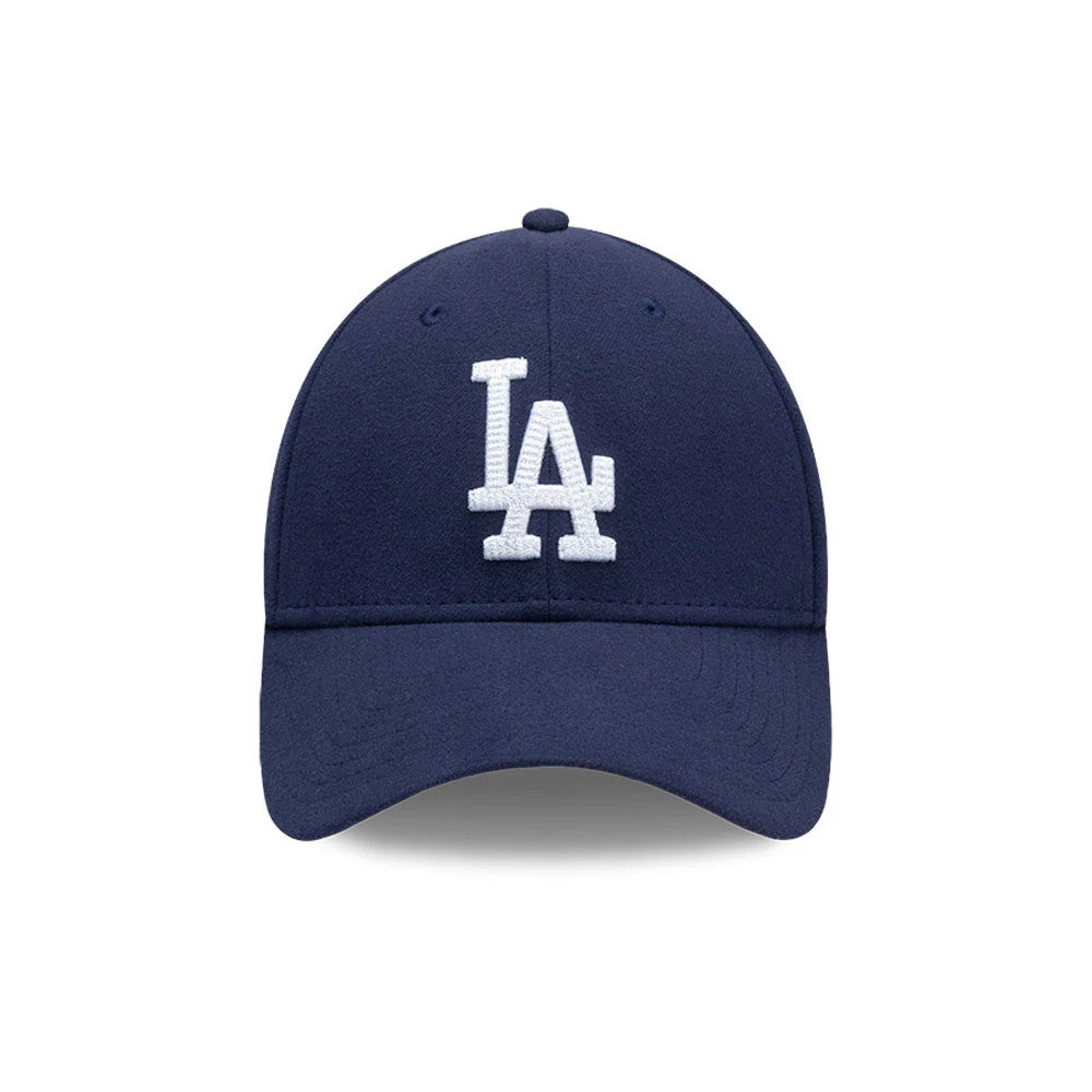 Pictured is this MLB Melton LA Dodgers 39THIRTY Stretch Fit cap in navy. 2