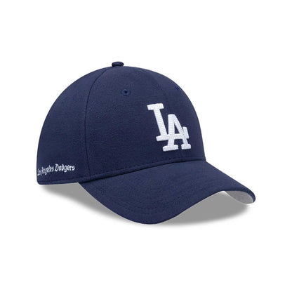 Pictured is this MLB Melton LA Dodgers 39THIRTY Stretch Fit cap in navy. 1