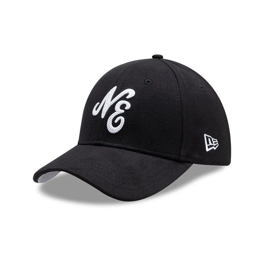 Pictured is this New Era Melton 39THIRTY Stretch Fit cap in black. 3