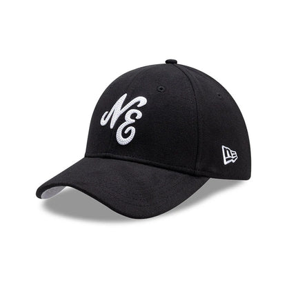 Pictured is this New Era Melton 39THIRTY Stretch Fit cap in black. 3