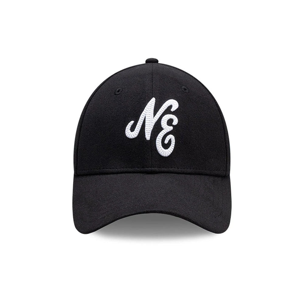 Pictured is this New Era Melton 39THIRTY Stretch Fit cap in black. 2