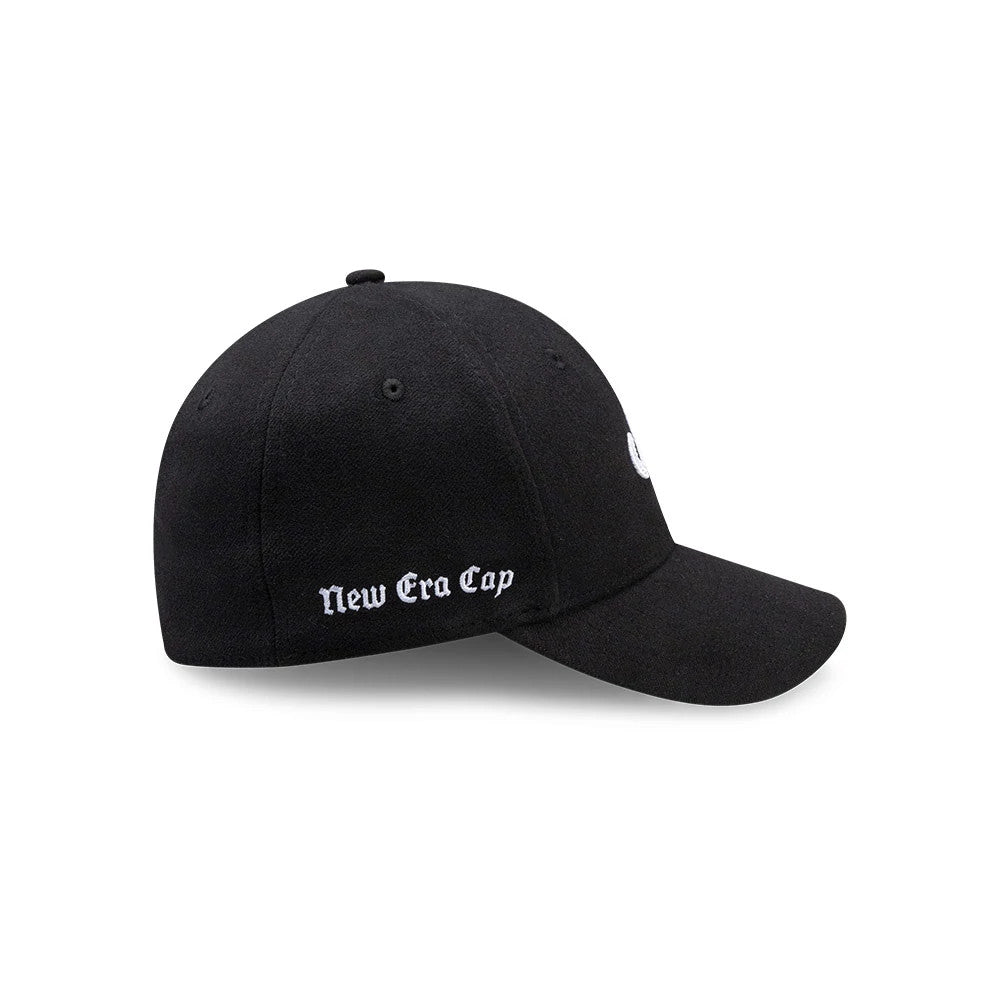 Pictured is this New Era Melton 39THIRTY Stretch Fit cap in black. 5