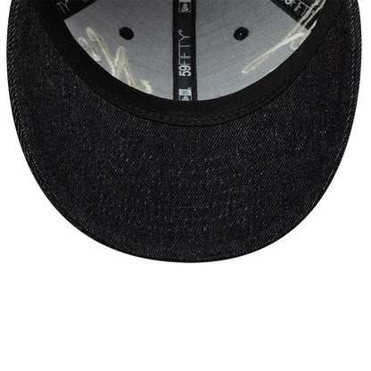 Pictured is this New Era Denim Low Profile 59FIFTY Fitted cap in black. 7