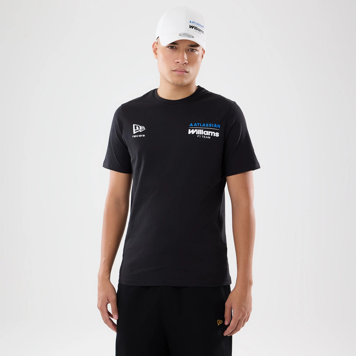 The model is wearing this Williams Carlos Sainz Spain Race Special T-Shirt in black. 1