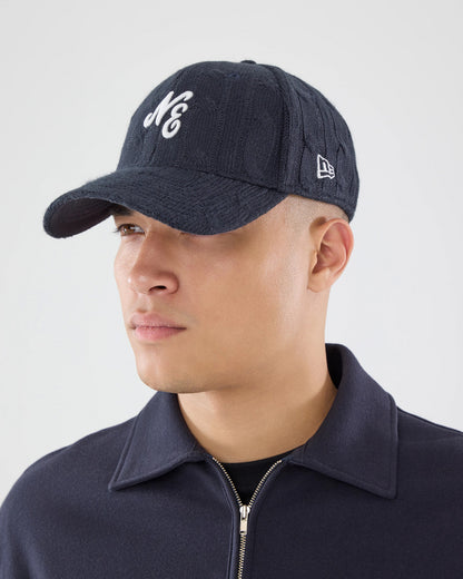Pictured is this New Era Knitted 39THIRTY Stretch Fit cap in navy. 2