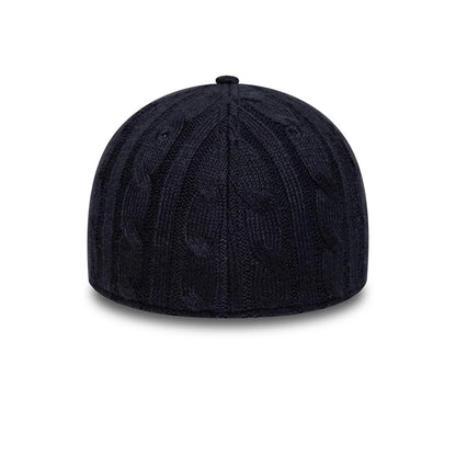 Pictured is this New Era Knitted 39THIRTY Stretch Fit cap in navy. 5
