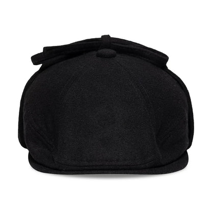 Pictured is this MLB Wool New York Yankees Downflap Driver cap in black. 4