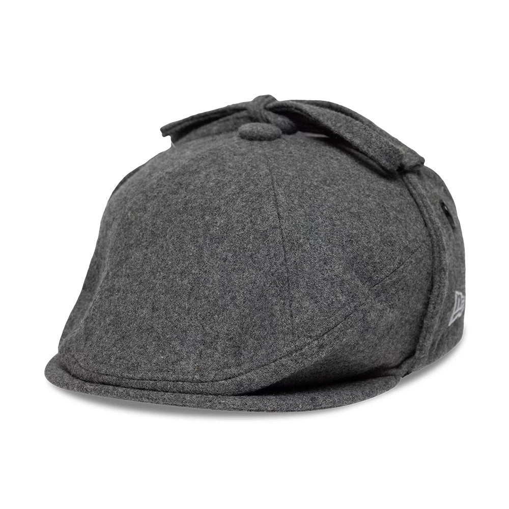 Pictured is this MLB Wool LA Dodgers Downflap Driver cap in grey. 1