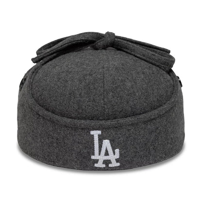 Pictured is this MLB Wool LA Dodgers Downflap Driver cap in grey. 5