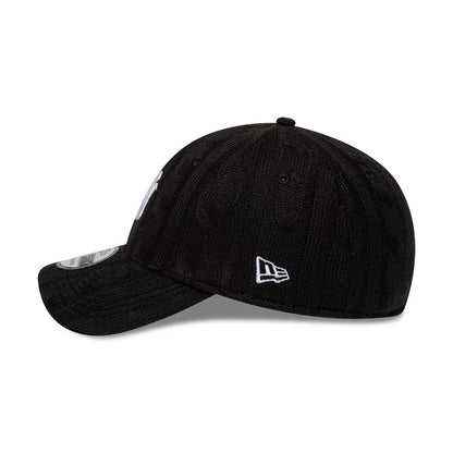 Pictured is this MLB Knitted New York Yankees 39THIRTY Stretch Fit cap in black. 5