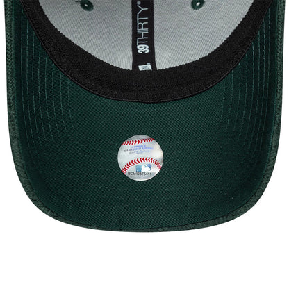 Pictured is this MLB Knitted New York Yankees 39THIRTY Stretch Fit cap in dark green. 10