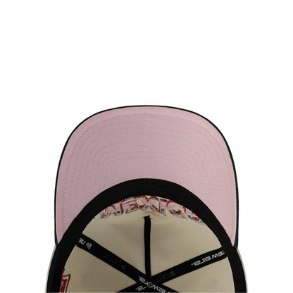 Pictured is this New Era Mexico Rotulos New Era 9FORTY A-Frame cap in white. 2